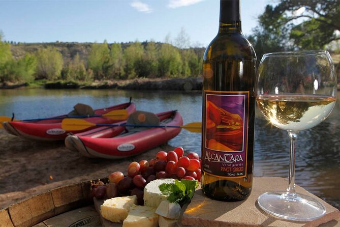 2 Hours Water to Wine Kayak Trip from Cottonwood - From Alcantara Vineyards to the launch: parking, changing, and shuttles