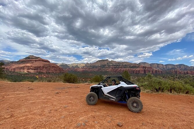 4-Hour RZR ATV Rental in Sedona - Getting your bearings at the start on State Route 89A