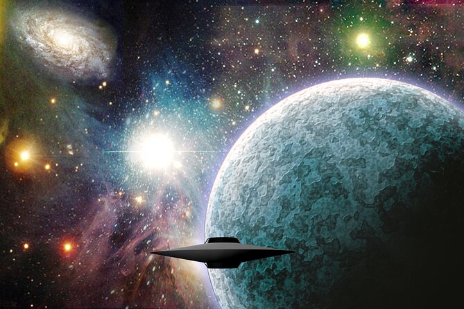 Best UFO Tour of Sedona - How the laser pointing works during the sky scan