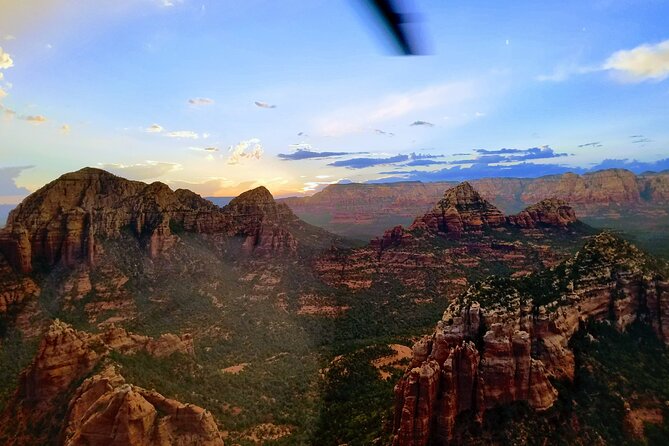 Everything Sedona (20+ Mile) - Sedona Helicopter Tour - Inside the helicopter: headsets, A/C, and seat reality