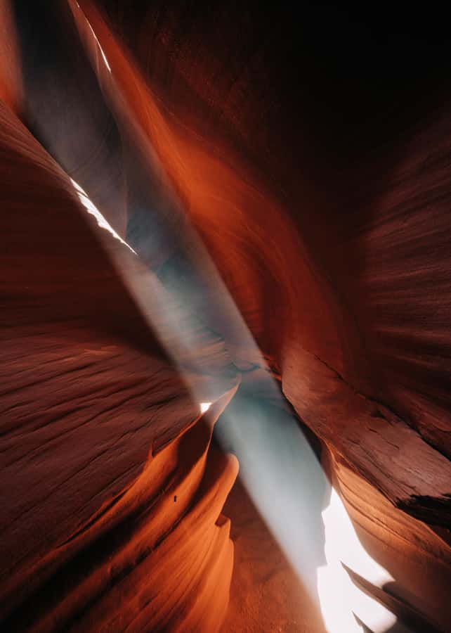 Page: Antelope Valley Wind Pebble Canyon Tour - The real challenge: steep ladders and tight canyon walls