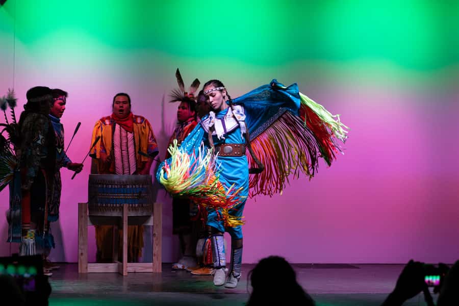 Page: Native American Dinner and Dance Show - Hoop dancers, drumming, and live music that drive the evening