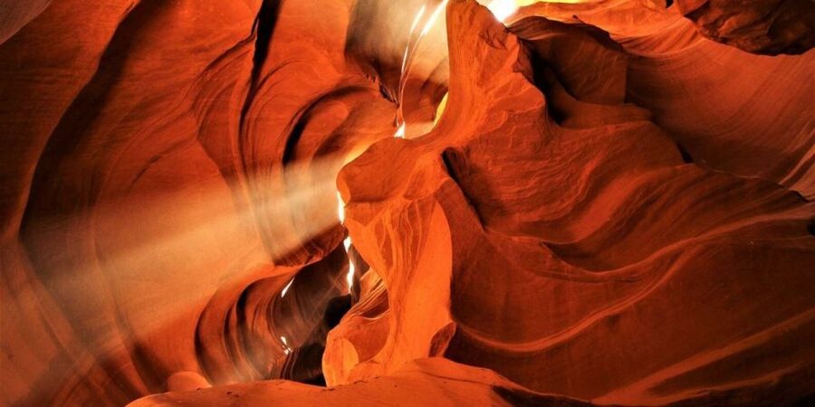 Page: Upper Antelope Canyon Prime Time Entry & Navajo Guide. - Rules and packing: the no-bag system can surprise you