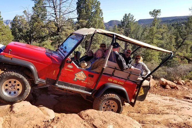 PRIVATE Sedona Jeep Tour 4X4 Climb - Colorado Plateau - Movie Trivia Corner: Dripping Cave and The Quick and the Dead