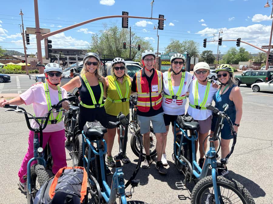 Sedona: Cathedral Rock Vortex E-Bike Tour - E-bike prep, safety gear, and how the ride stays controlled