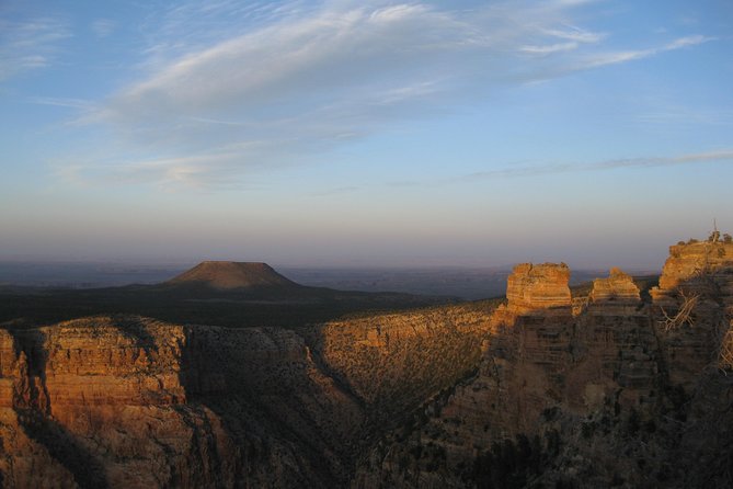 Sunset in the Grand Canyon from Sedona - Dinner and the practical side of not starving on tour