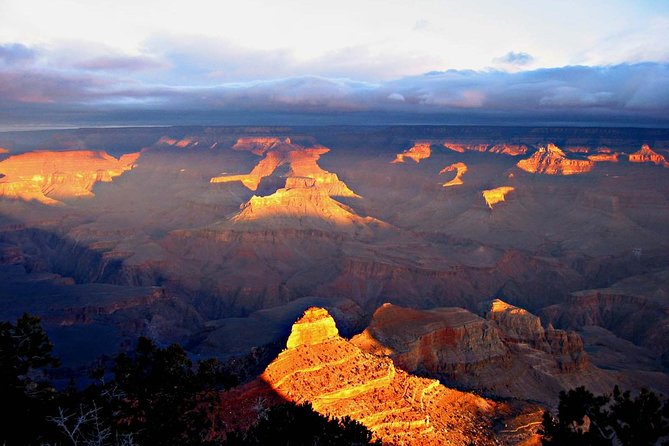 Sunset in the Grand Canyon from Sedona - Cameron Trading Post: quick culture stop or time tax?