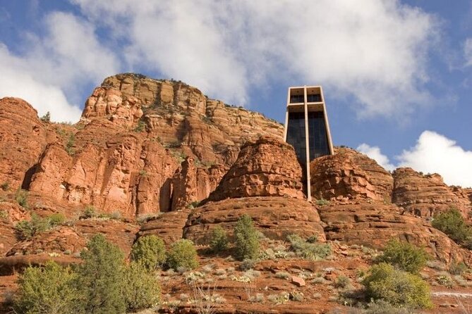 The Best Private Vortex and City Tour of Sedona - Stop 1: Chapel of the Holy Cross and the First Big Impression
