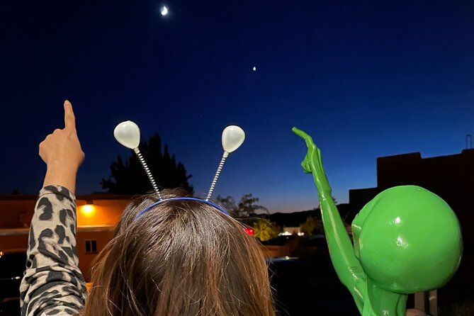 The Original Sedona UFO and Stargazing Night Tour - Stop near Cultural Park Place: the “different pocket of sky” effect