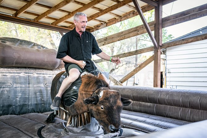 The VIP Experience, Chuck Wagon Dinner and Show Tickets - Axe throwing, bull riding, and the shooting gallery: how to enjoy it without stress