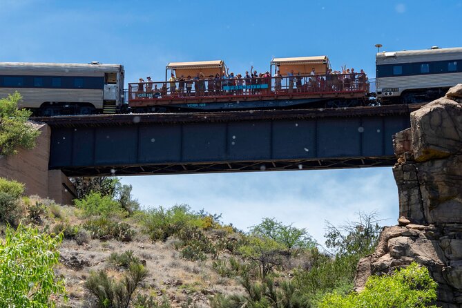 Uncorked: Wine Fest at Verde Canyon Railroad - Where the wine fest starts: Clarkdale depot, patio tasting, and the John Bell museum