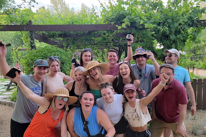 Voted Best in Sedona- Excellent Value Private Wine Tour! - DA Ranch Stop: Log Cabin Porch, Natural Springs, and That Adult Tree Swing