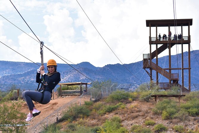 Zip Line Tour at Out of Africa Wildlife Park in Sedona,Camp Verde - Meeting Point at Out of Africa (Camp Verde) and How Long You’ll Be Gone